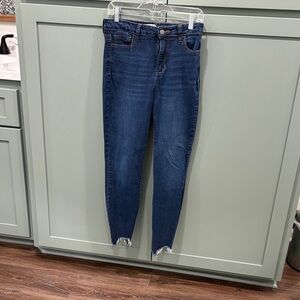 Cello Dark Blue Ankle Jeans